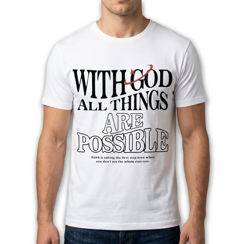 With God All Things Are Possible T-Shirt 5 with god all things are possible t shirt 4.jpg