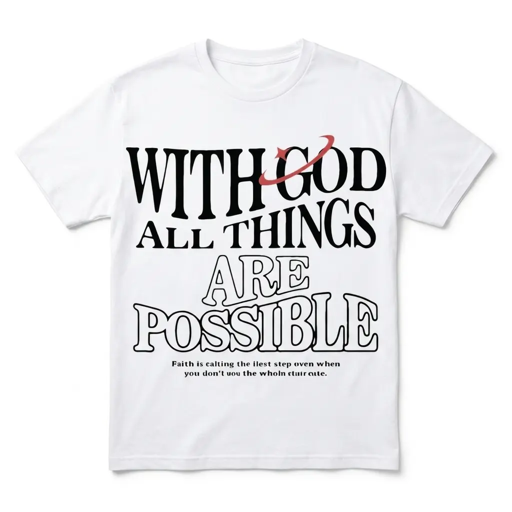 With God All Things Are Possible T-Shirt 1 with god all things are possible t shirt.jpg