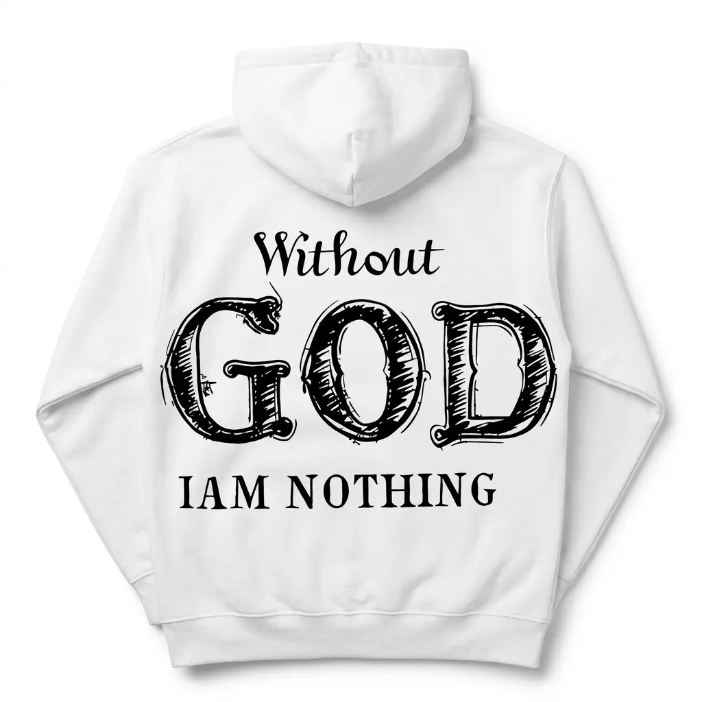 Without God I Am Nothing T-Shirt 2 without god i am nothing t shirt 1.jpg