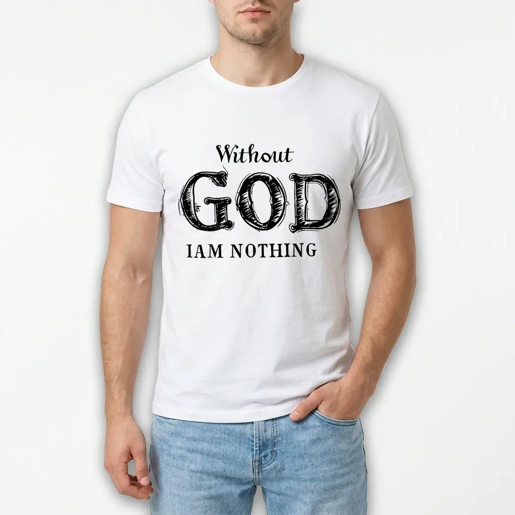 Without God I Am Nothing T-Shirt 3 without god i am nothing t shirt 2.jpg