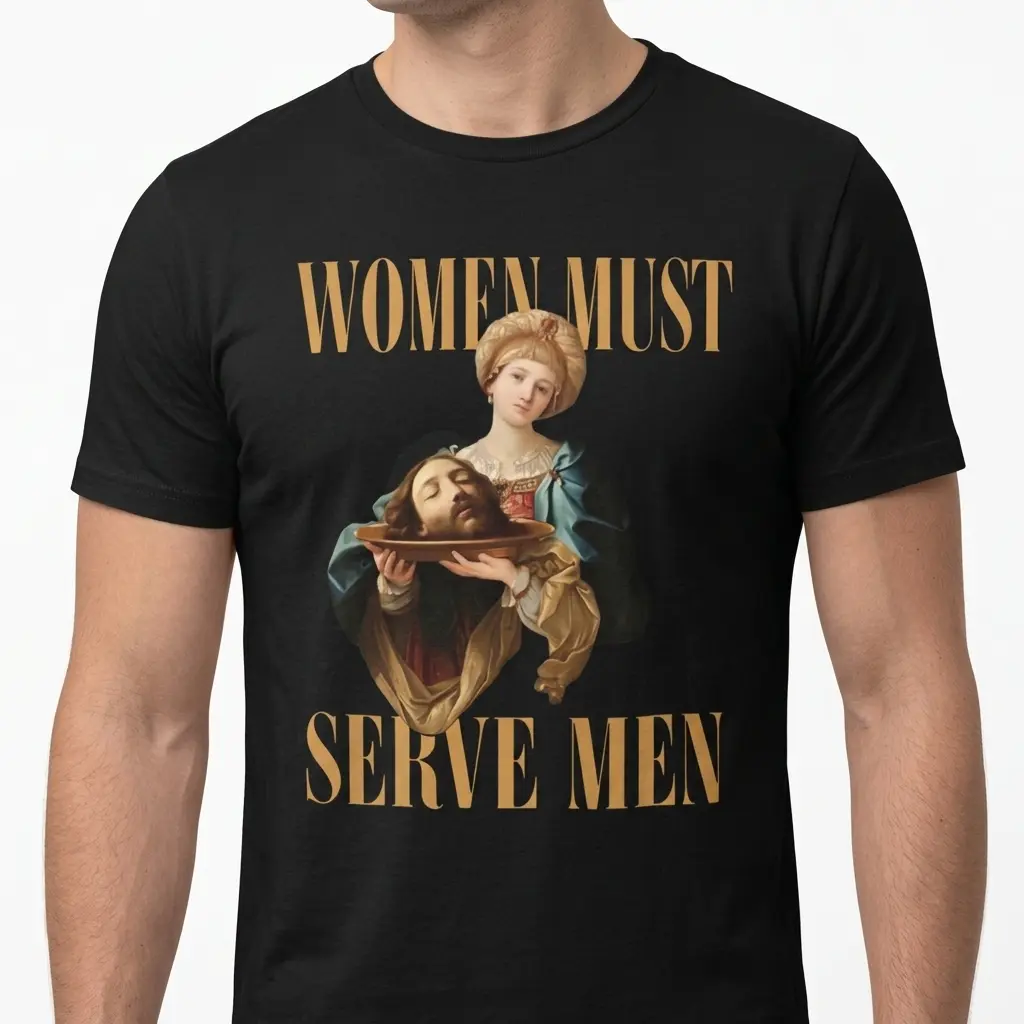 Women Must Serve Men Dark Humor T-Shirt 4 women must serve men dark humor t shirt 3.jpg