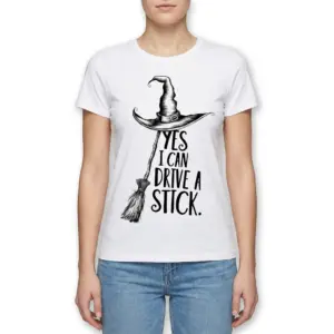 Yes I Can Drive A Stick Funny Witch Halloween T-Shirt 9 yes i can drive a stick funny witch halloween t shirt 3.jpg