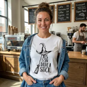 Yes I Can Drive A Stick Funny Witch Halloween T-Shirt 11 yes i can drive a stick funny witch halloween t shirt 5.jpg