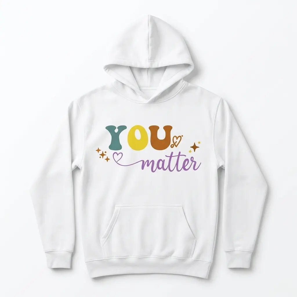 You Matter Retro Mental Health T-Shirt 2 you matter retro mental health t shirt 1.jpg