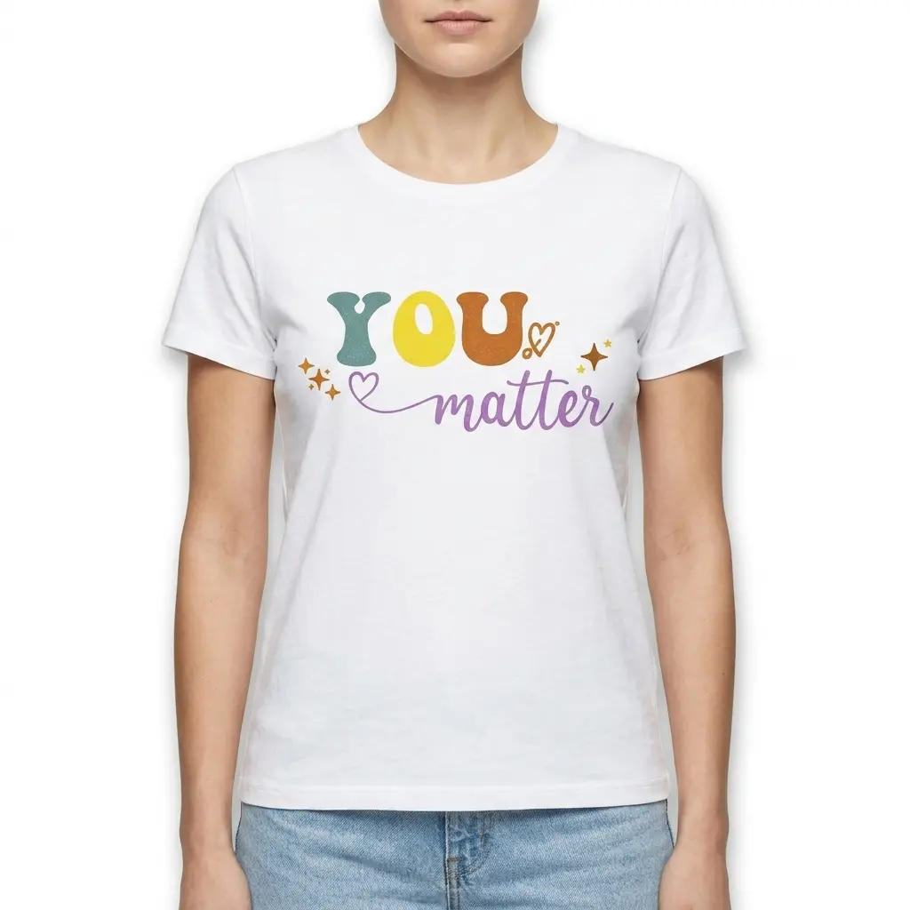 You Matter Retro Mental Health T-Shirt 4 you matter retro mental health t shirt 3.jpg