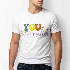 You Matter Retro Mental Health T-Shirt 10 you matter retro mental health t shirt 4.jpg
