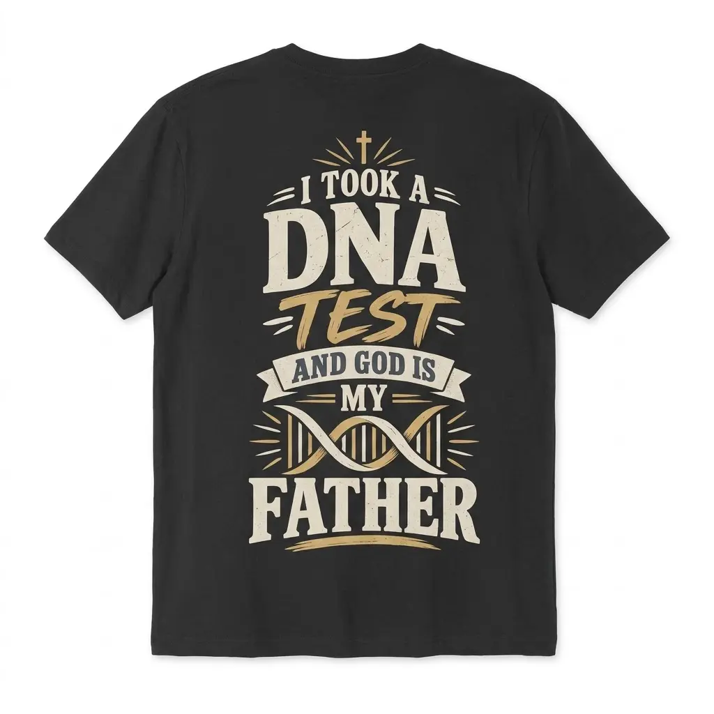 God Is My Father Christian DNA Test T-Shirt 1 god is my father christian dna test t shirt.jpg
