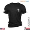 22 A Day Veterans T-Shirt - Charcoal Black with Dropline Logo and American Flag on Sleeve 15 22 A Day Veterans T Shirt Black Flag Sleeve 1 1.jpg