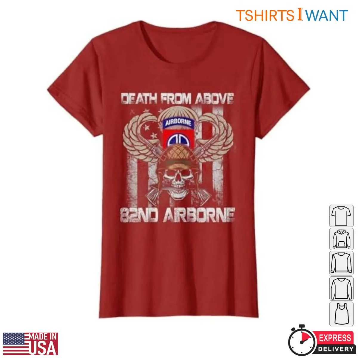 82nd Airborne T Shirt Death From Above Design 4 1.jpg