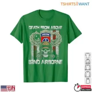 82nd Airborne Division T-Shirts - 'Death From Above' Military Graphic Tee 11 82nd Airborne T Shirt Death From Above Design 6 1.jpg