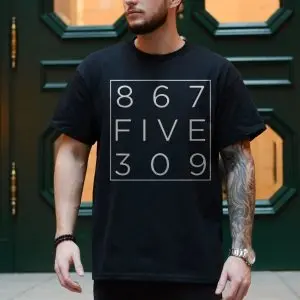 867-5309 T-shirt – Retro Funny Number Song Reference Tee 10 867 5309 T shirt E28093 Retro Funny Number Song Reference Tee 4.jpg