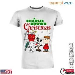 A Charlie Brown Christmas Snoopy T-Shirt - Classic Holiday Design with Christmas Tree and Snow 9 A Charlie Brown Christmas Snoopy T Shirt Holiday Scene 4 1.jpg
