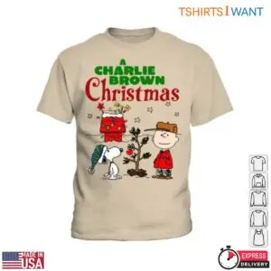 A Charlie Brown Christmas Snoopy T-Shirt - Classic Holiday Design with Christmas Tree and Snow 11 A Charlie Brown Christmas Snoopy T Shirt Holiday Scene 6 1.jpg