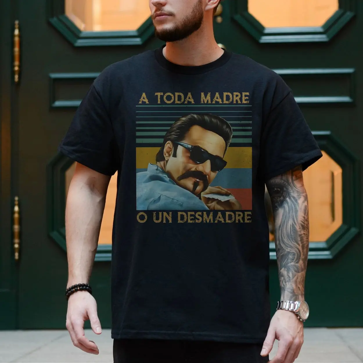 A Toda Madre O Un Desmadre Chicano Retro Style T-Shirt 4 A Toda Madre O Un Desmadre Chicano Retro Style T Shirt 4 1.jpg