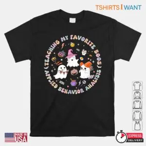 ABA Halloween Costume Behavior Analyst Ghost Tee 1 1.jpg