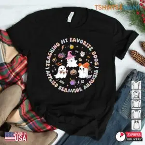 ABA Halloween Costume: ABA BCBA RBT Behavior Analyst Ghost Halloween Shirt 7 ABA Halloween Costume Behavior Analyst Ghost Tee 3 1.jpg