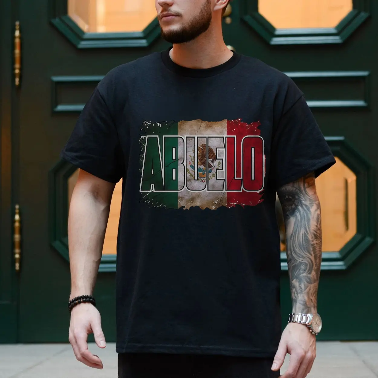 Abuelo Mexican Flag Grunge Style Grandpa T-Shirt 4 Abuelo Mexican Flag Grunge Style Grandpa T Shirt 4 1.jpg