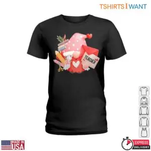 Adorable Gnome with Teacher Letter and School Supplies Teacher Life T-Shirt 7 Adorable Gnome with Teacher Letter and School Supplies Teacher Life T Shirt 2 1.jpg