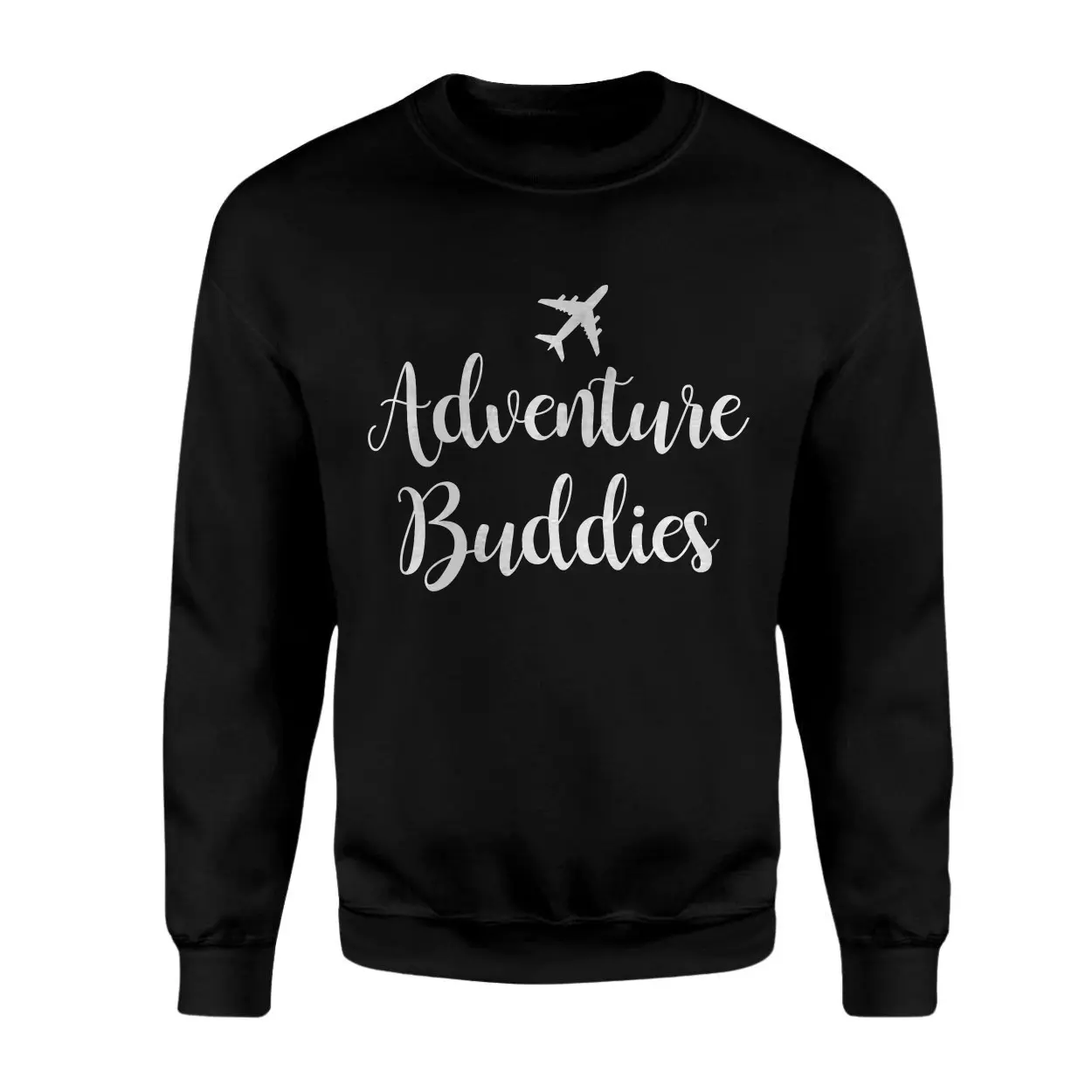 Adventure Buddies Travel T Shirt with Airplane Graphic 3 1.jpg
