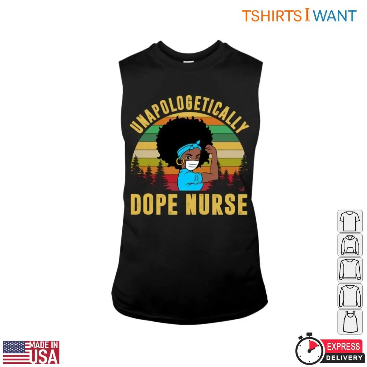 Afro Nurse T Shirt Dope Nurse 3 1.jpg
