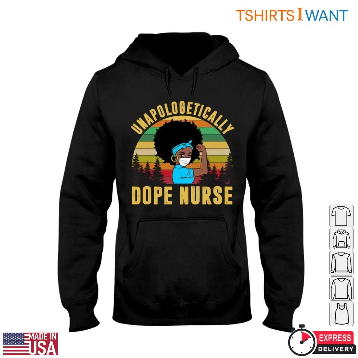 Afro Nurse T Shirt Dope Nurse 4 1.jpg
