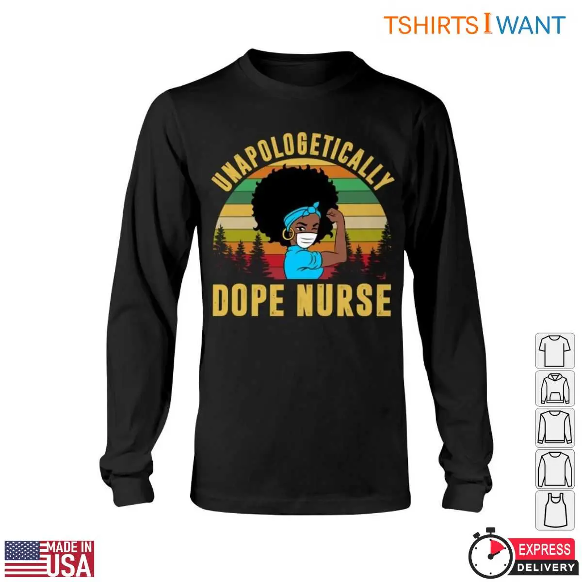 Afro Nurse T Shirt Dope Nurse 6 1.jpg