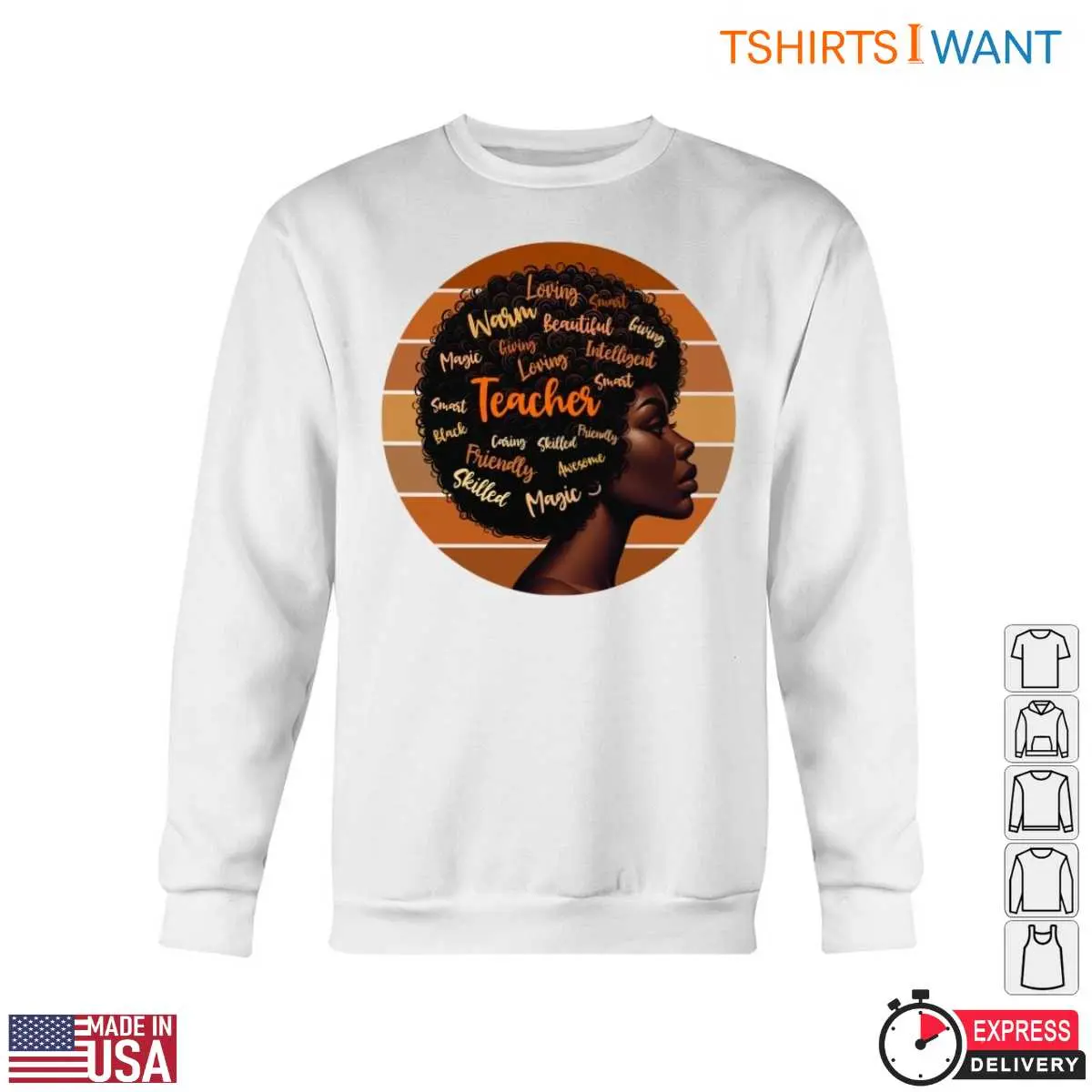 Afro Woman and Motivational Words with Teacher Life T-Shirt 13 Afro Woman and Motivational Words with Teacher Life T Shirt 5
