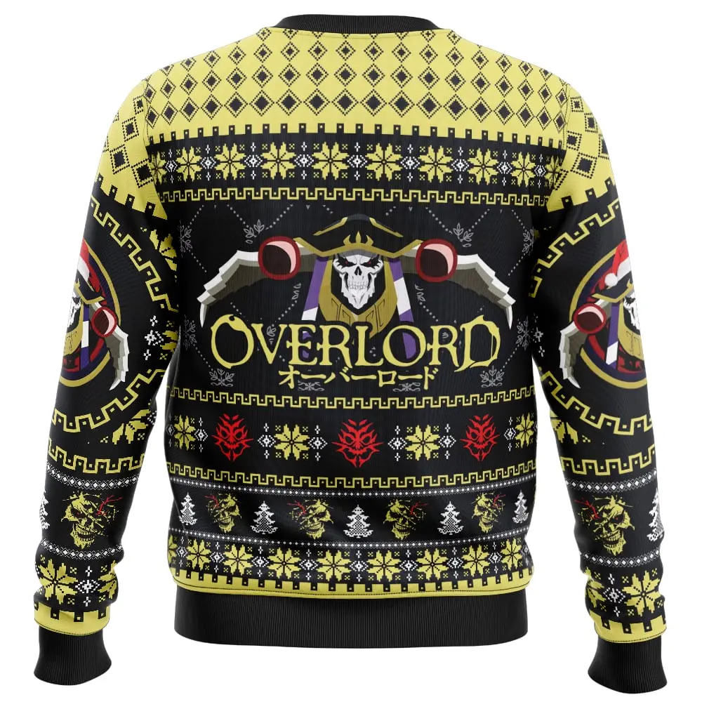 Ainz Ooal Gown Overlord: Merry X-Mass Sweater 4 Ainz Ooal Gown Overlord Merry X Mass Sweater 1