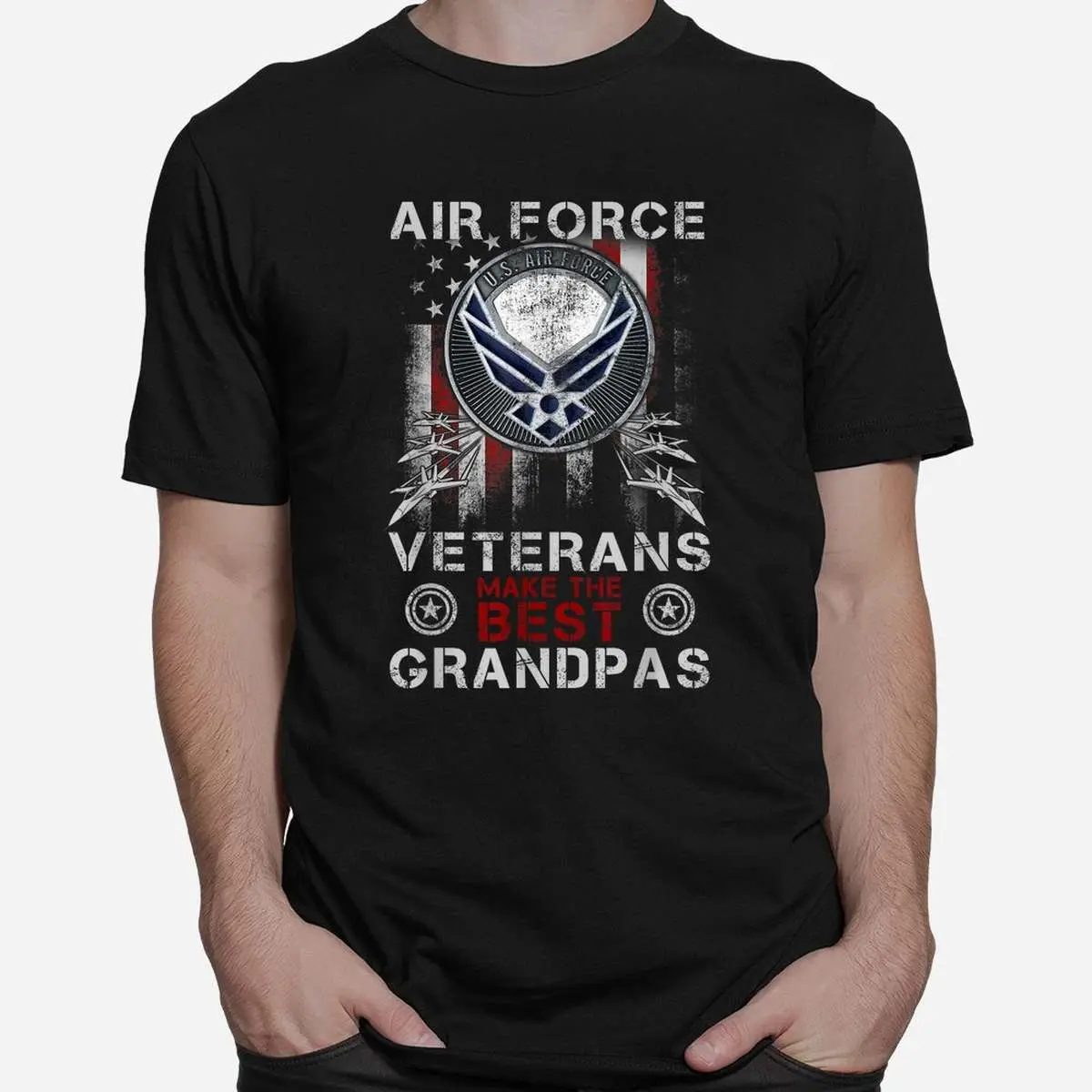 Air Force Veterans Best Grandpas Shirt 10 Air Force Veterans Best Grandpas Shirt
