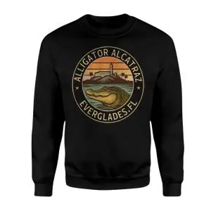 Alligator Alcatraz Everglades Florida Vintage Travel T-Shirt 9 Alligator Alcatraz Everglades Florida Vintage Travel T Shirt 3 1.jpg