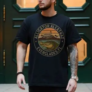 Alligator Alcatraz Everglades Florida Vintage Travel T-Shirt 10 Alligator Alcatraz Everglades Florida Vintage Travel T Shirt 4 1.jpg