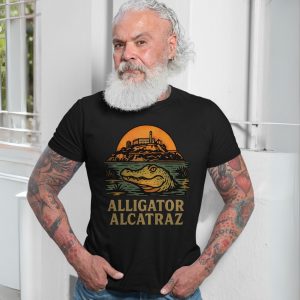 Alligator Alcatraz Florida Everglades Sunset Graphic T Shirt 7 1.jpg