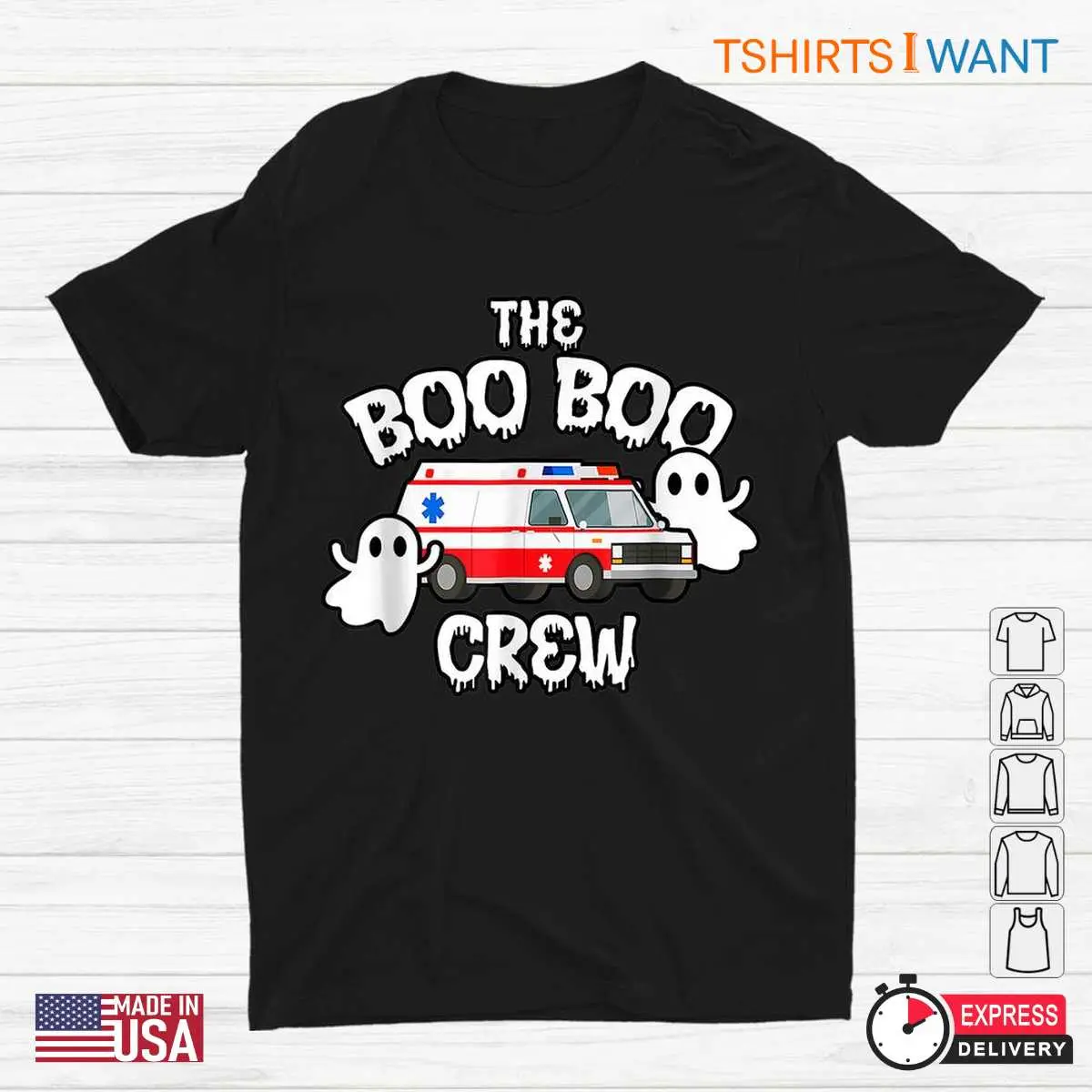 Ambulance Halloween EMT Boo Boo Crew Tee 1 1.jpg