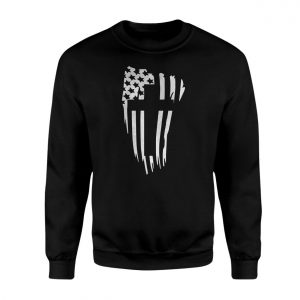 American Flag Cross T shirt E28093 Patriotic Christian Faith Tee 3.jpg
