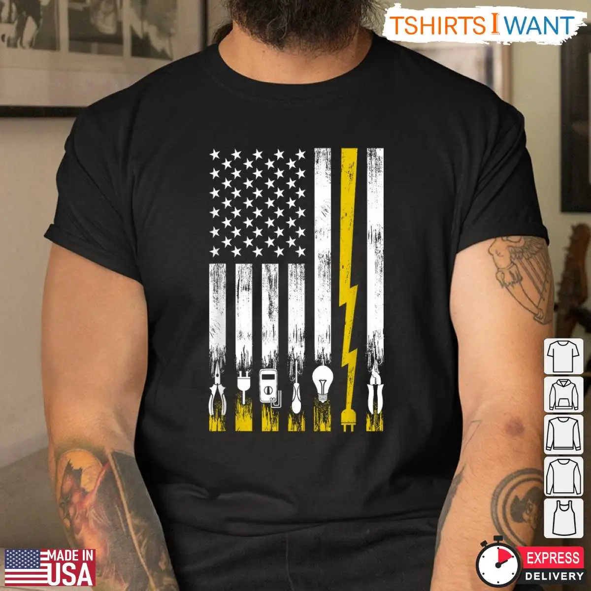 American Flag Electrician Tools Patriotic T-Shirt 4 American Flag Electrician Tools Patriotic T Shirt 4 1.jpg