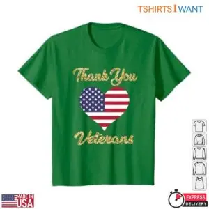 American Flag Heart T-Shirt - Thank You Veterans Patriotic Tribute Tee 7 American Flag Heart T Shirt Veterans Patriotic Tribute Tee 3 1.jpg