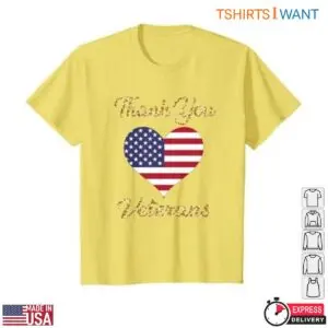 American Flag Heart T-Shirt - Thank You Veterans Patriotic Tribute Tee 8 American Flag Heart T Shirt Veterans Patriotic Tribute Tee 4 1.jpg