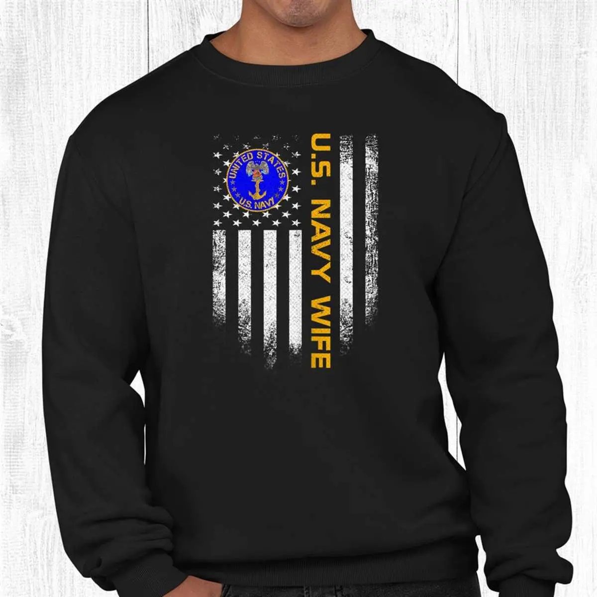American Flag Navy Proud Wife Veteran Shirt 9 American Flag Navy Proud Wife Veteran Shirt Design