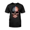 American Flag Skull Shirt - Patriotic Graphic Tee 12 American Flag Skull Shirt Patriotic Graphic Tee for Bold Style Fashion 1