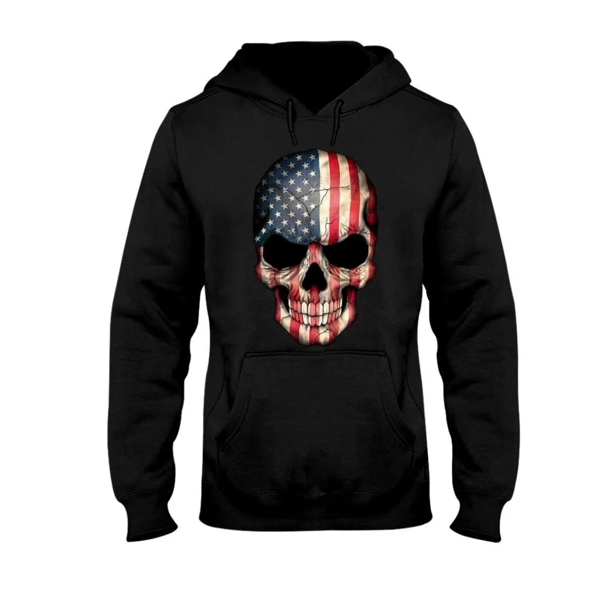 American Flag Skull Shirt Patriotic Graphic Tee for Bold Style Fashion 2