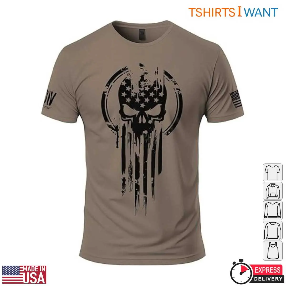 American Flag Skull T Shirt Patriotic Military Tactical Tee 1 1.jpg