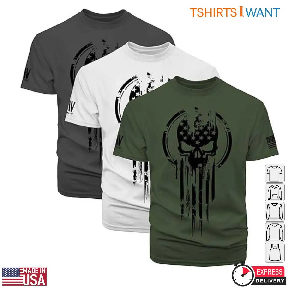 American Flag Skull T Shirt Patriotic Military Tactical Tee 6 1.jpg