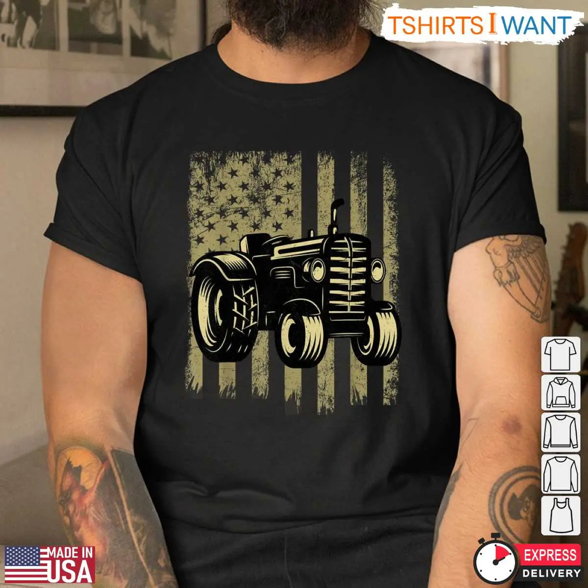 American Flag Vintage Tractor Farm T Shirt 4 1.jpg