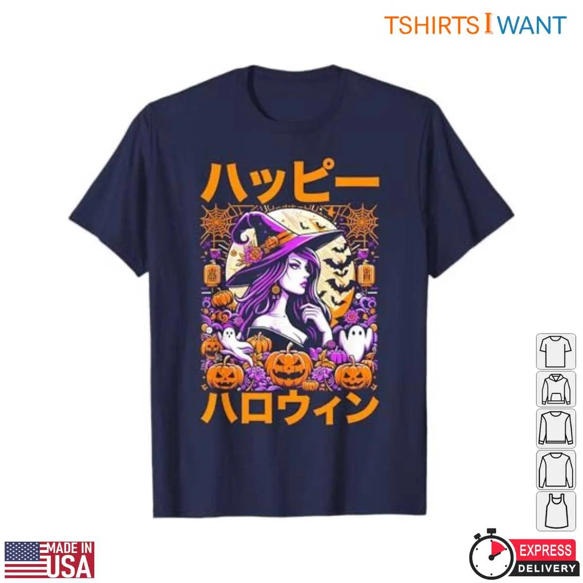 Anime Halloween Witch Pumpkins T Shirt 1 1.jpg