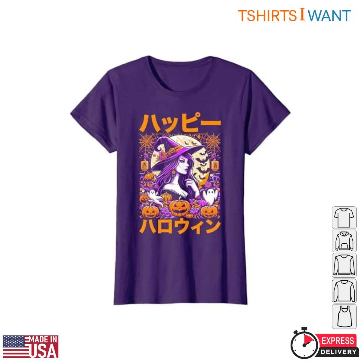 Anime Halloween Witch Pumpkins T Shirt 6 1.jpg