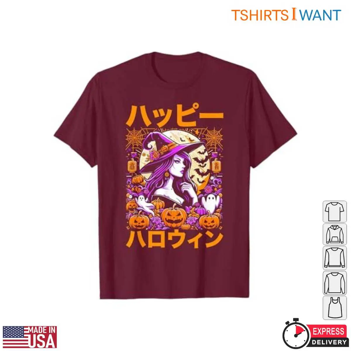Anime Halloween Witch Pumpkins T Shirt 7 1.jpg