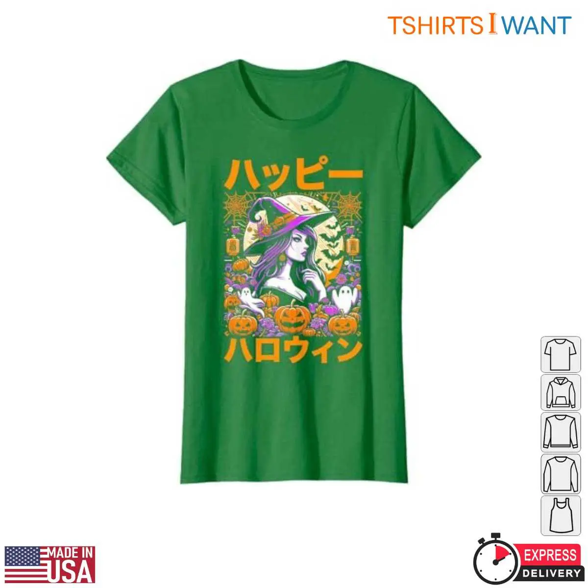 Anime Halloween Witch Pumpkins T Shirt 8 1.jpg