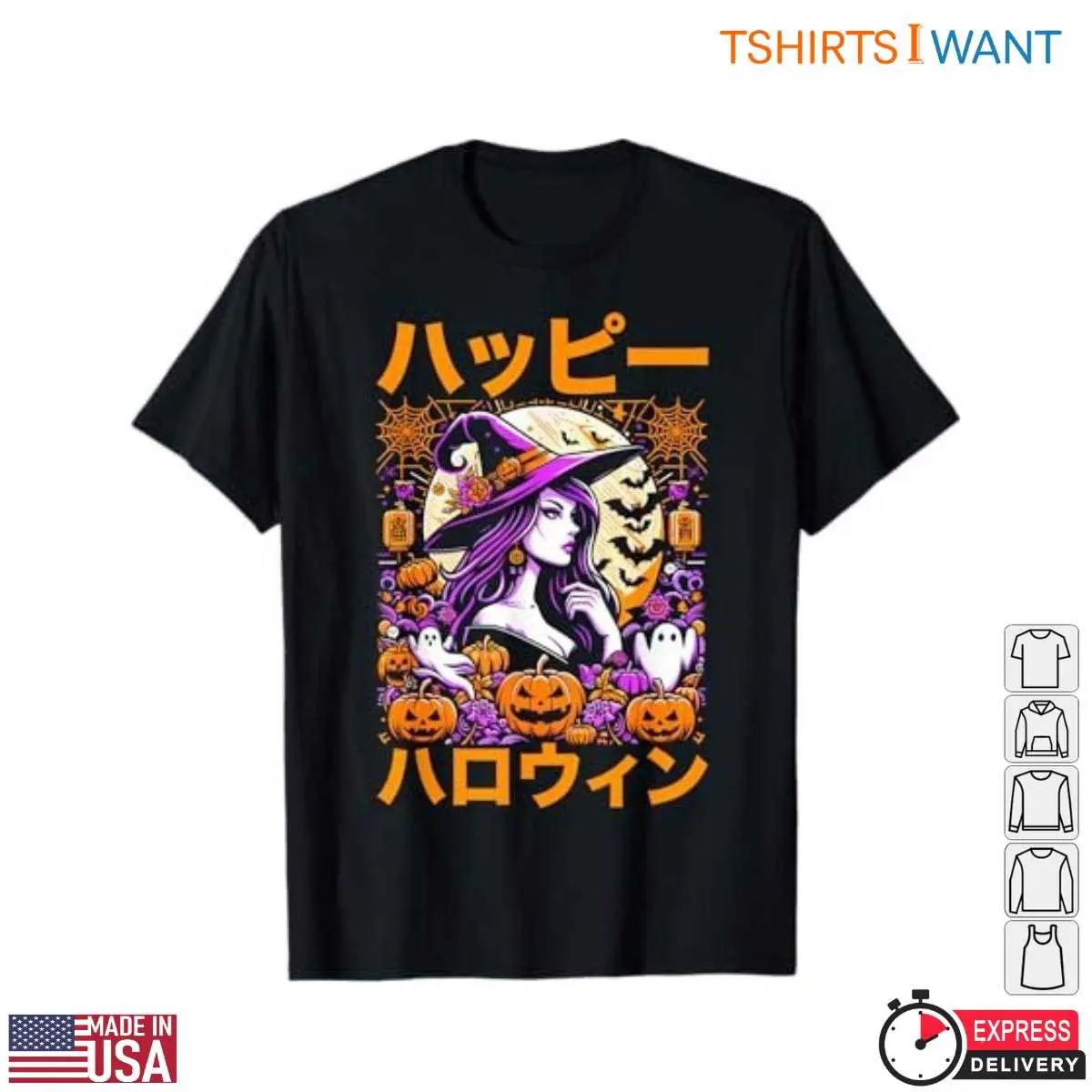Anime Halloween Witch Pumpkins T Shirt 9 1.jpg