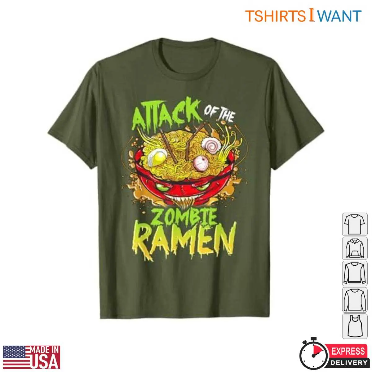 Anime Ramen Noodle Monster Zombie T Shirt 3 1.jpg