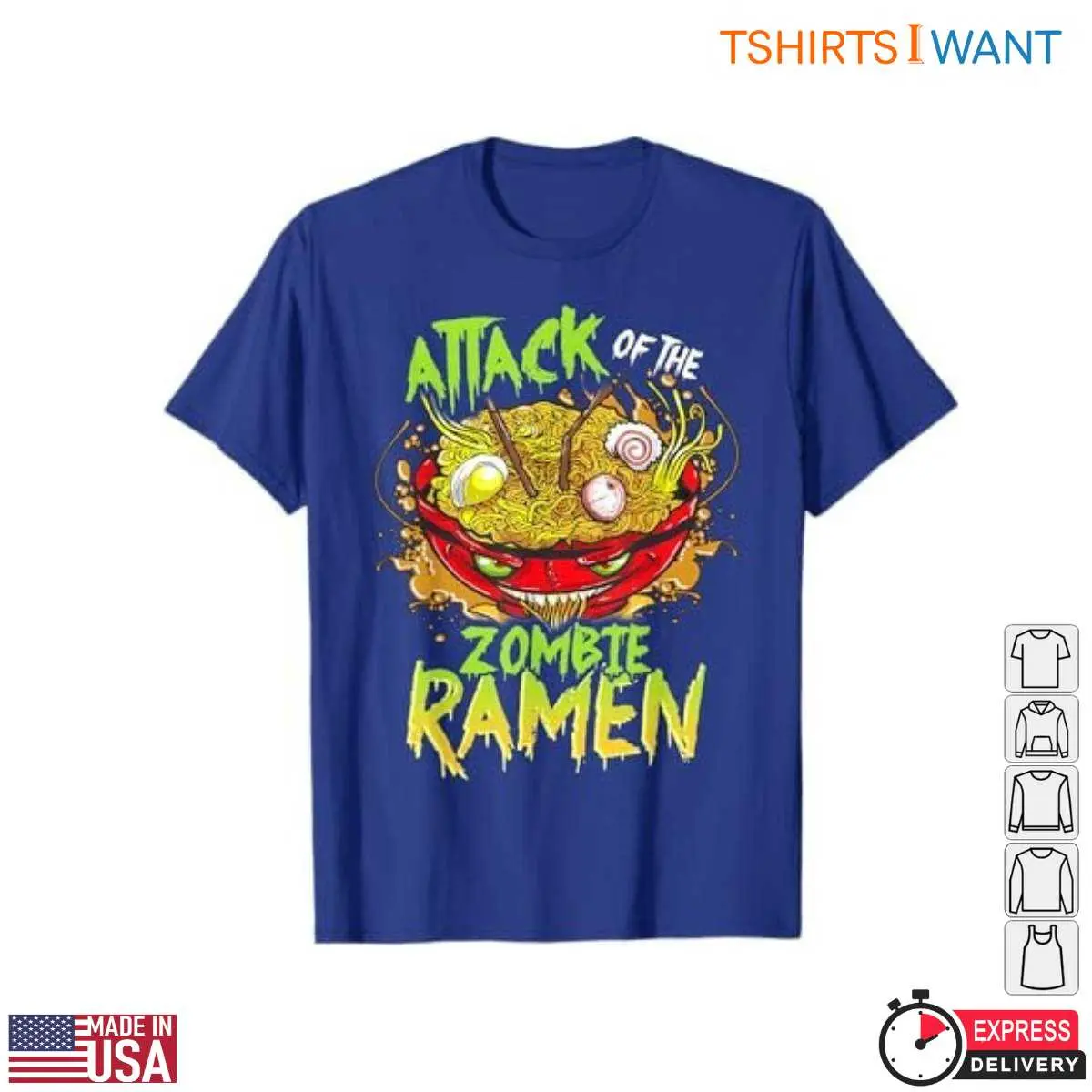 Anime Ramen Noodle Monster Zombie T Shirt 6 1.jpg